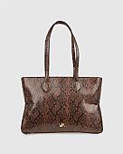 Verde Γυναικεία Τσάντα Ώμου 16-8239 Animal Print Brown : 1