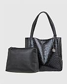 Verde Γυναικεία Τσάντα Ώμου 16-8068 Animal Print Black : 4