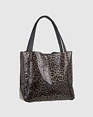Verde Γυναικεία Τσάντα Ώμου 16-8068 Animal Print Taupe : 1