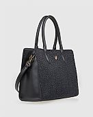 Verde Γυναικεία Τσάντα Χειρός 16-8262 Animal Print Black : 2