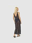 Verde Γυναικείο Πλεκτό Φόρεμα 52-0165 Black : 4