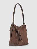 Verde Γυναικεία Τσάντα Ώμου 16-8810 Brown : 2