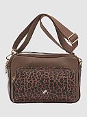 Verde Γυναικεία Τσάντα Χιαστί 16-8911 Animal Print Brown : 1