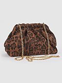 Verde Γυναικείο Τσαντάκι Βραδινό 01-2174 Animal Print Brown : 3