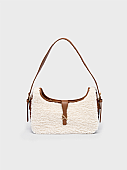 Nolah Τσάντα Ώμου Sheepy Offwhite Brown : 1