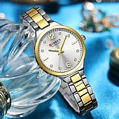 Curren Γυναικείο ρολόι 9105 Silver Gold : 2