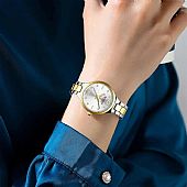 Curren Γυναικείο ρολόι 9105 Silver Gold : 4