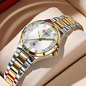 Curren Γυναικείο ρολόι 9107 Silver Gold : 2
