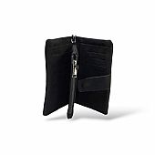 Πορτοφόλι με suede υφή W-2033-10 Black : 3