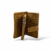 Πορτοφόλι με suede υφή W-2033-10 Brown : 3
