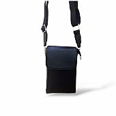 Γυναικείο τσαντάκι χιαστί και κινητού W2053-40 Black : 1