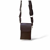 Γυναικείο τσαντάκι χιαστί και κινητού W2053-40 Coffee : 1