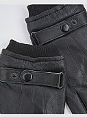 Verde Αντρικά δερμάτινα Γάντια 20-0848 Black : 2