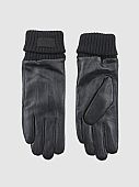 Verde Αντρικά δερμάτινα Γάντια 20-0849 Black : 1