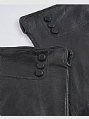 Verde Γυναικεία Δερμάτινα Γάντια 02-0848 Black : 2
