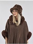 Verde Γυναικείο Καπέλο 05-0914 Animal Print Brown : 1