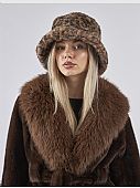 Verde Γυναικείο Καπέλο 05-0914 Animal Print Taupe : 1