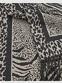 Verde Γυναικείο Κασκόλ/Εσάρπα 06-1334 Animal Print Black : 4