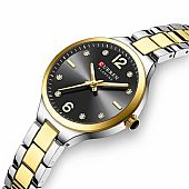 Curren Γυναικείο ρολόι 9105 Silver Gold Black : 2