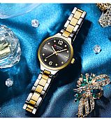 Curren Γυναικείο ρολόι 9105 Silver Gold Black : 3