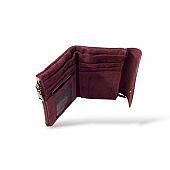 Γυναικείο Πορτοφόλι με suede υφή W2029-40 Wine : 2