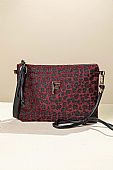Fragola Γυναικεία τσαντάκι Χιαστί/Χειρός PC32-bordo-leopard : 1