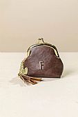 Fragola Μικρο Πορτοφόλι κερμάτων PC08-26V-dark-brown-vintage : 1