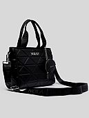 Nolah Τσάντα Χιαστί Ώμου Ryder Medium Black Silver : 2