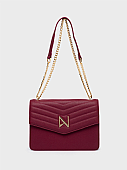 Nolah Γυναικεία Τσάντα ώμου & χιαστί Mia Burgundy




 : 1