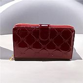 ESLEE Γυναικείο Πορτοφόλι Λουστρίν F6395 Dark Red : 1