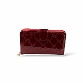 ESLEE Γυναικείο Πορτοφόλι Λουστρίν F6395 Dark Red : 2