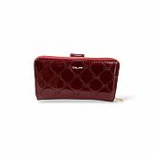 ESLEE Γυναικείο Πορτοφόλι Λουστρίν F6395 Dark Red : 3