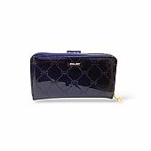 ESLEE Γυναικείο Πορτοφόλι Λουστρίν F6395 Dark Blue : 3