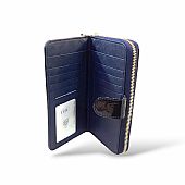 ESLEE Γυναικείο Πορτοφόλι Λουστρίν F6395 Dark Blue : 4
