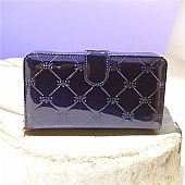 ESLEE Γυναικείο Πορτοφόλι Λουστρίν F6395 Dark Blue : 1