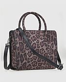 Verde Γυναικεία Τσάντα Χειρός 16-8296 Animal Print Black : 3