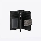 AXEL Πορτοφόλι Με Monogram Print Λεπτομέρεια 1101-2017 BLACK : 3
