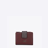 AXEL Πορτοφόλι Με Monogram Print Λεπτομέρεια 1101-2017 BORDO : 1