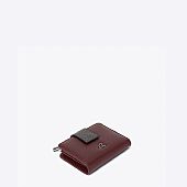 AXEL Πορτοφόλι Με Monogram Print Λεπτομέρεια 1101-2017 BORDO : 4