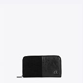 AXEL Πορτοφόλι Με Συνδυασμο Σουέτ Υφής 1101-2013 BLACK : 1