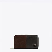 AXEL Πορτοφόλι Με Συνδυασμο Σουέτ Υφής 1101-2013 BROWN : 1