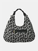 Γυναικεία Τσάντα Ώμου Μαίανδρος Ari Giorgio 2503-01 Black-White  : 3