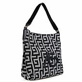 Γυναικεία Τσάντα Χιαστί/Ώμου Ari Gorgio 2525-01 Black-White : 2