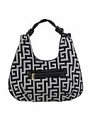 Γυναικεία Τσάντα Ώμου Μαίανδρος Ari Gorgio 2504-01 Black-White : 3