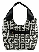 Γυναικεία Τσάντα Ώμου Μαίανδρος Ari Gorgio 2312-01 Black-White  : 3