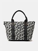 Γυναικεία Τσάντα Ώμου Μαίανδρος Ari Giorgio 89377 Black-White : 1