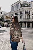 Nolah Γυναικεία Τσάντα Πλάτης Jordan Brown Leopard : 5