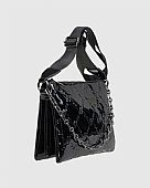 Verde Γυναικεία Τσάντα Χιαστί 16-8234 Black : 2