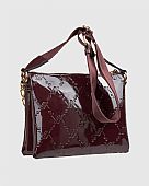 Verde Γυναικεία Τσάντα Χιαστί 16-8234 Burgundy : 3