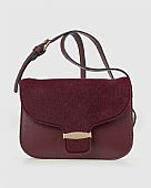 Verde Γυναικεία Τσάντα Χιαστί 16-8294 Burgundy : 1